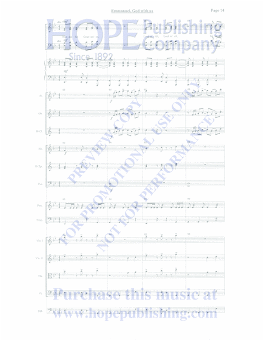Emmanuel Emmanuel Orchestra scores gallery preview page 47