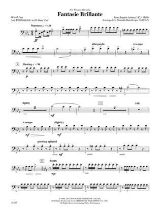 Fantasie Brillante: (wp) 2nd B-flat Trombone B.C.
