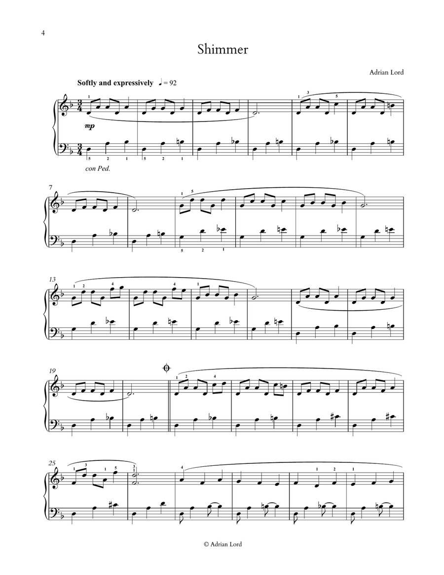Elements - A selection of hand-picked pieces to inspire intermediate pianists Piano Solo scores gallery preview page 4