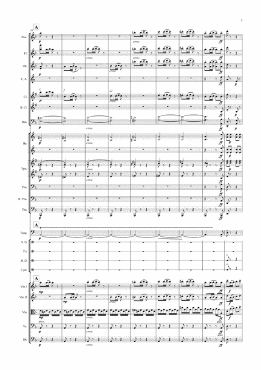 Danse Diabolique(full score & parts) Small Ensemble scores gallery preview page 3