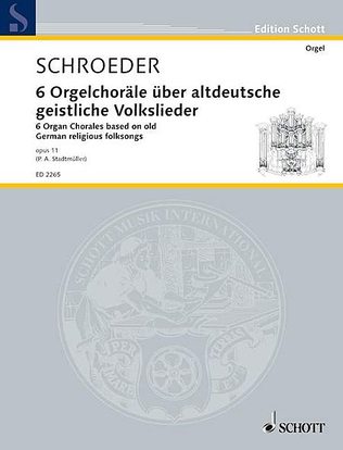 Book cover for 6 Chorales Op. 11