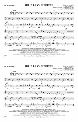 She'd Be California: 2nd B-flat Trumpet