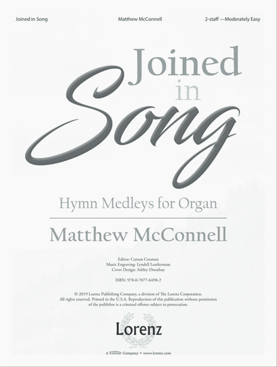 Joined in Song Organ scores gallery preview page 1