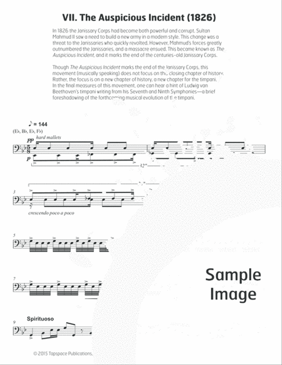 Mehteran Percussion scores gallery preview page 15