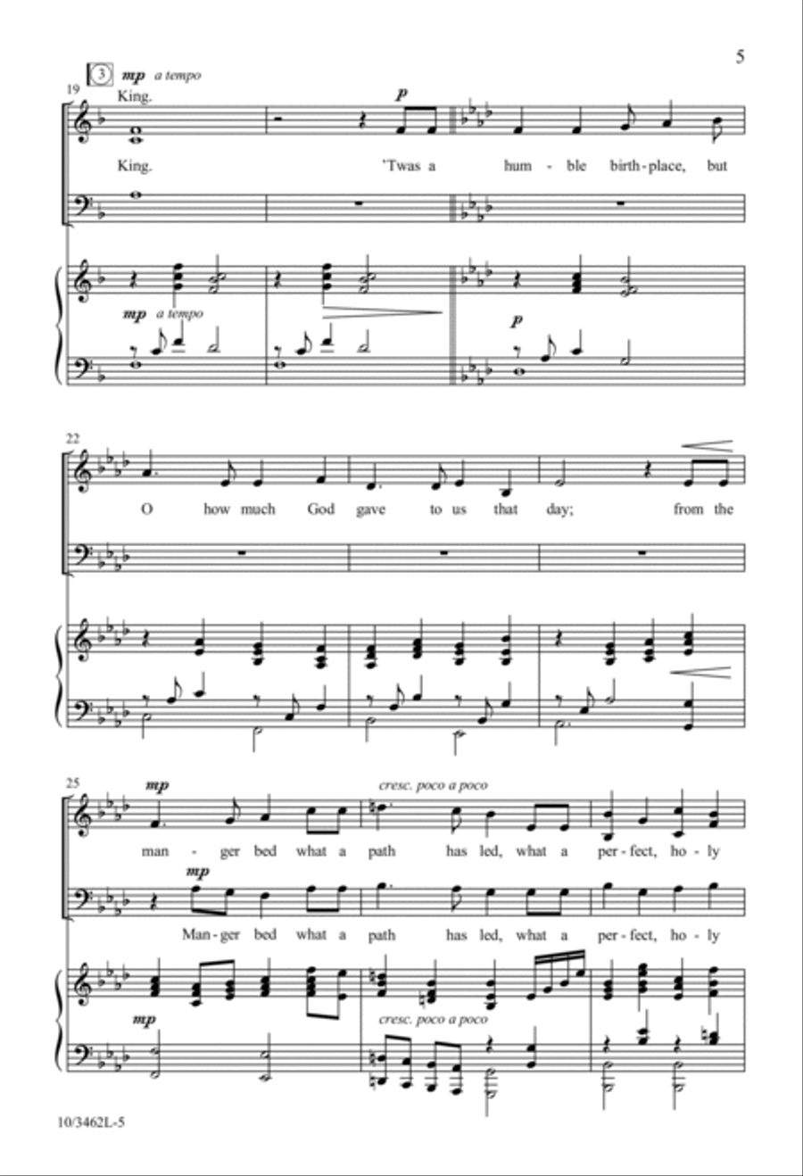 The Birthday of a King The Birthday of a King 3-Part scores gallery preview page 5