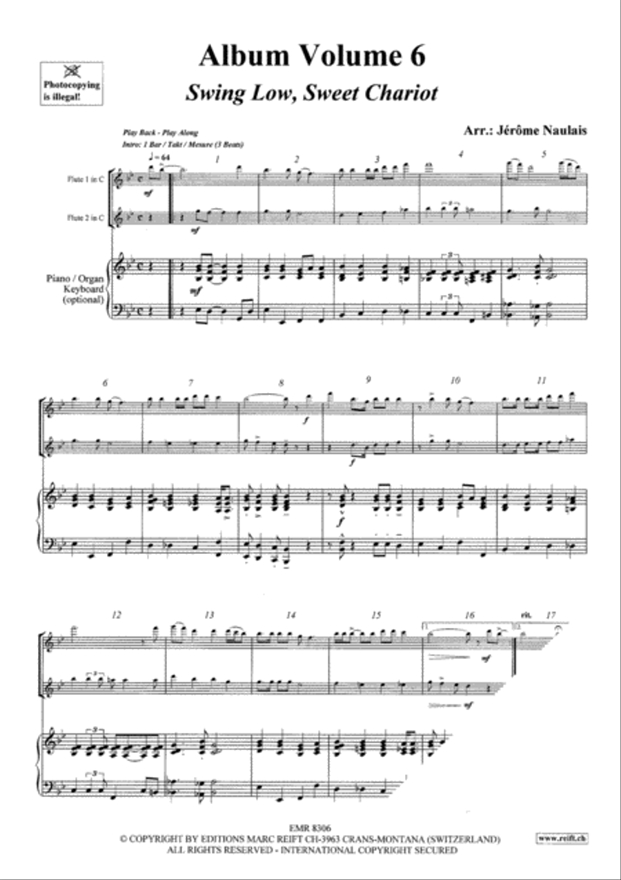 Album Volume 6 Flute Duet scores gallery preview page 3