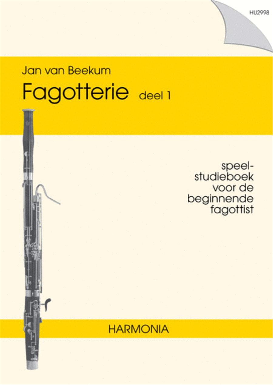 Fagotterie deel 1 Fagotterie deel 1 Bassoon Solo scores gallery preview page 1