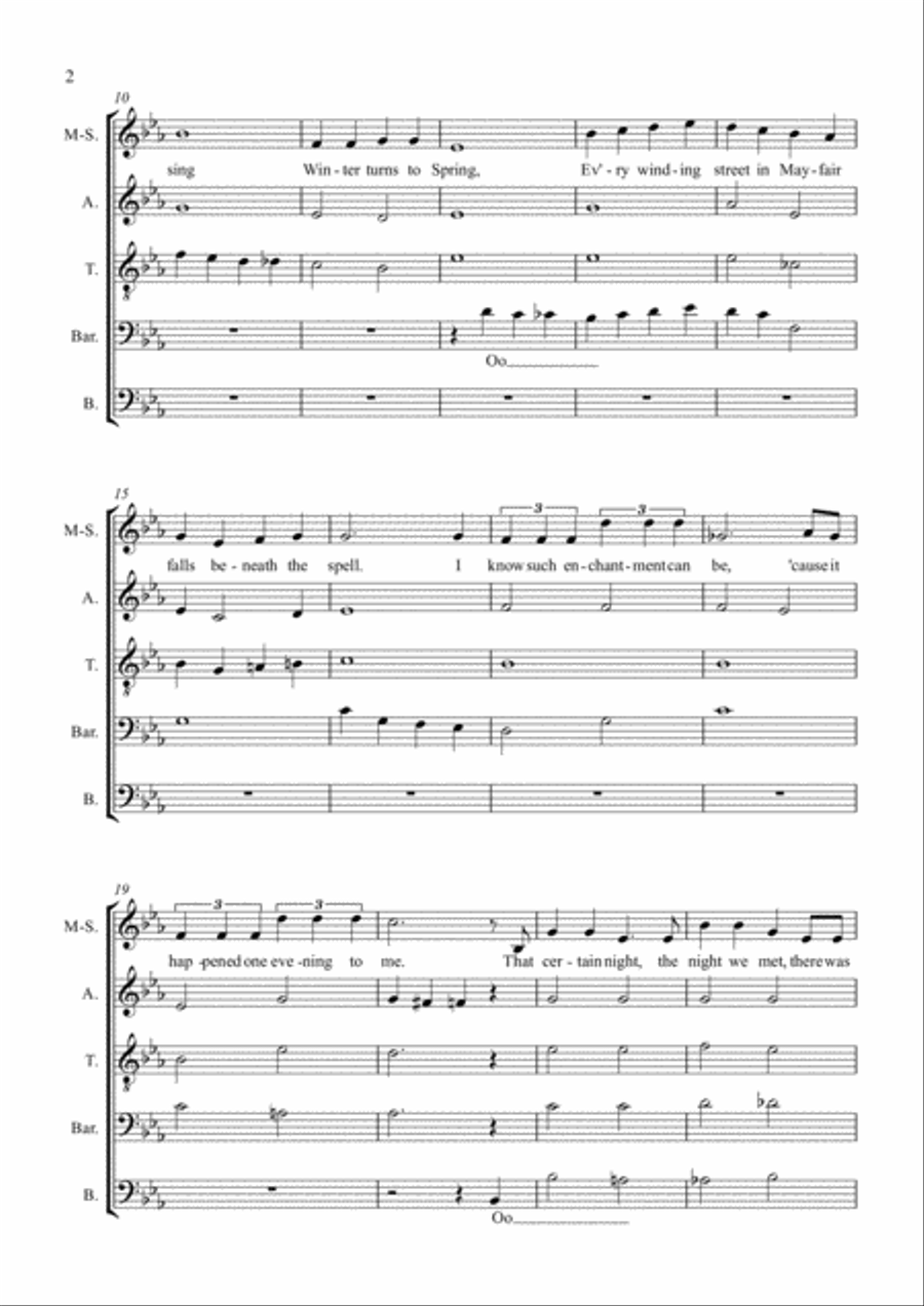 A Nightingale Sang In Berkeley Square Small Ensemble scores gallery preview page 2