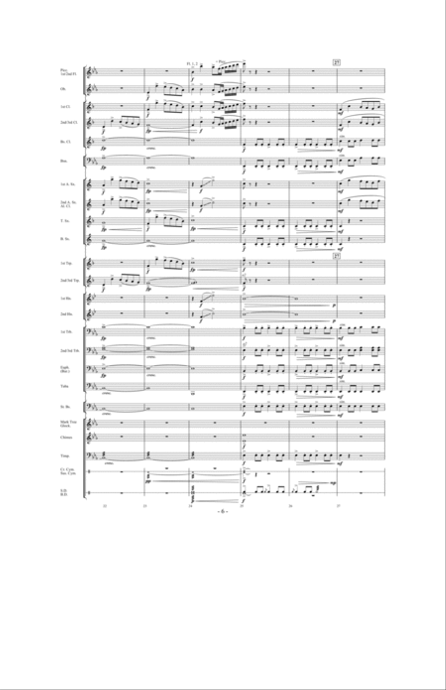 Towards a New Horizon Concert Band scores gallery preview page 5
