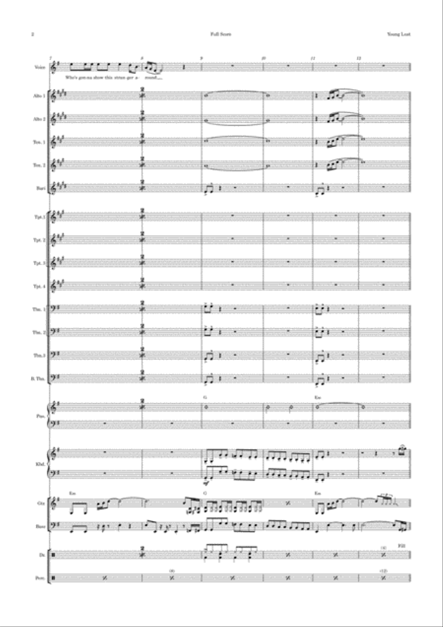 Young Lust Jazz Ensemble scores gallery preview page 2