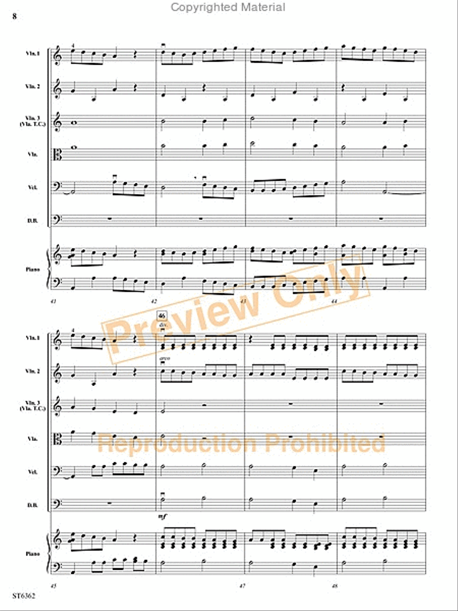 Electric Sinfonia String Orchestra scores gallery preview page 25