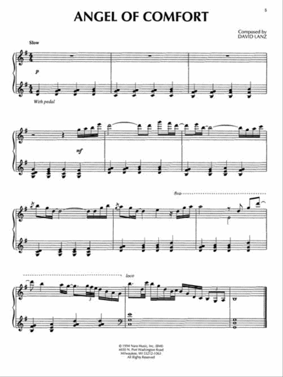 David Lanz – Christmas Eve Piano Solo scores gallery preview page 6