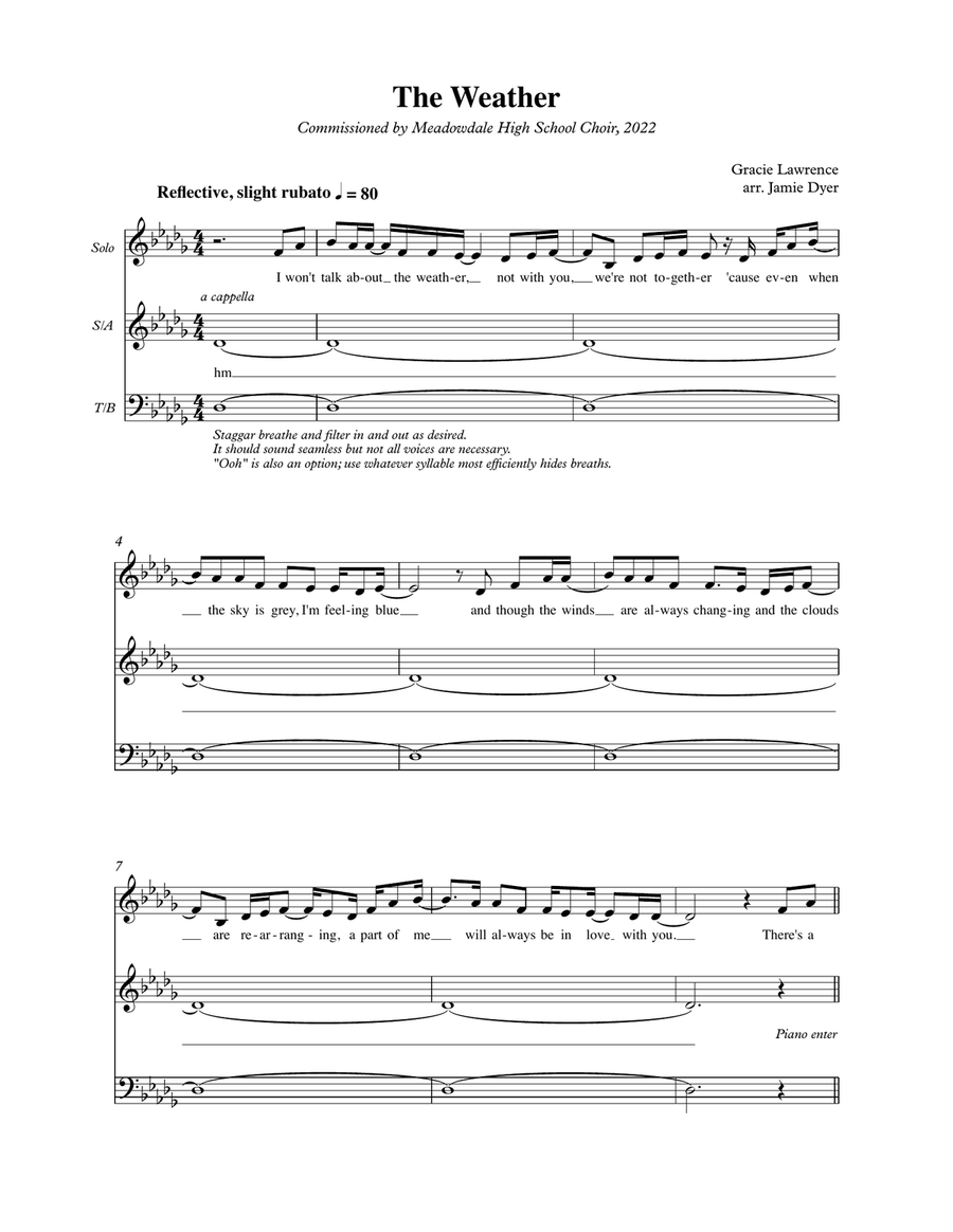 The Weather Divisi scores gallery preview page 1