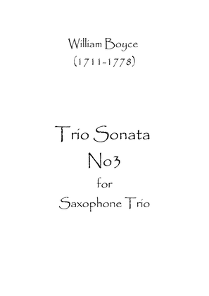 Book cover for Trio Sonata No.3
