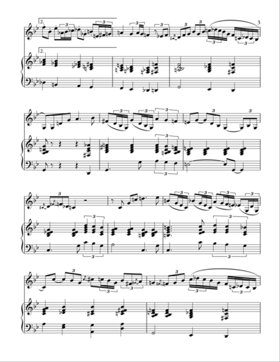 Harlem Nocturne Small Ensemble scores gallery preview page 4
