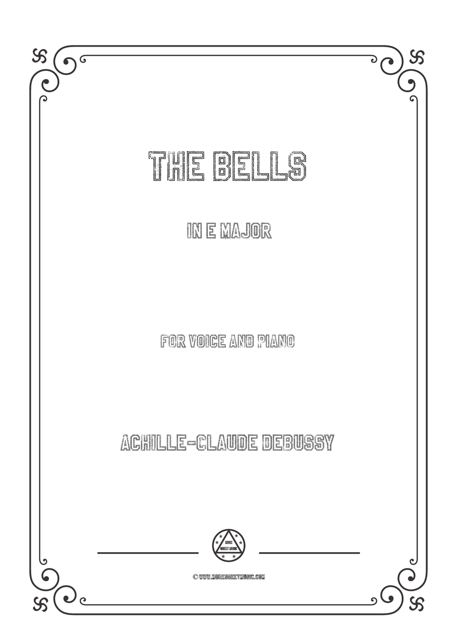 Debussy-The Bells in E Major,for voice and piano