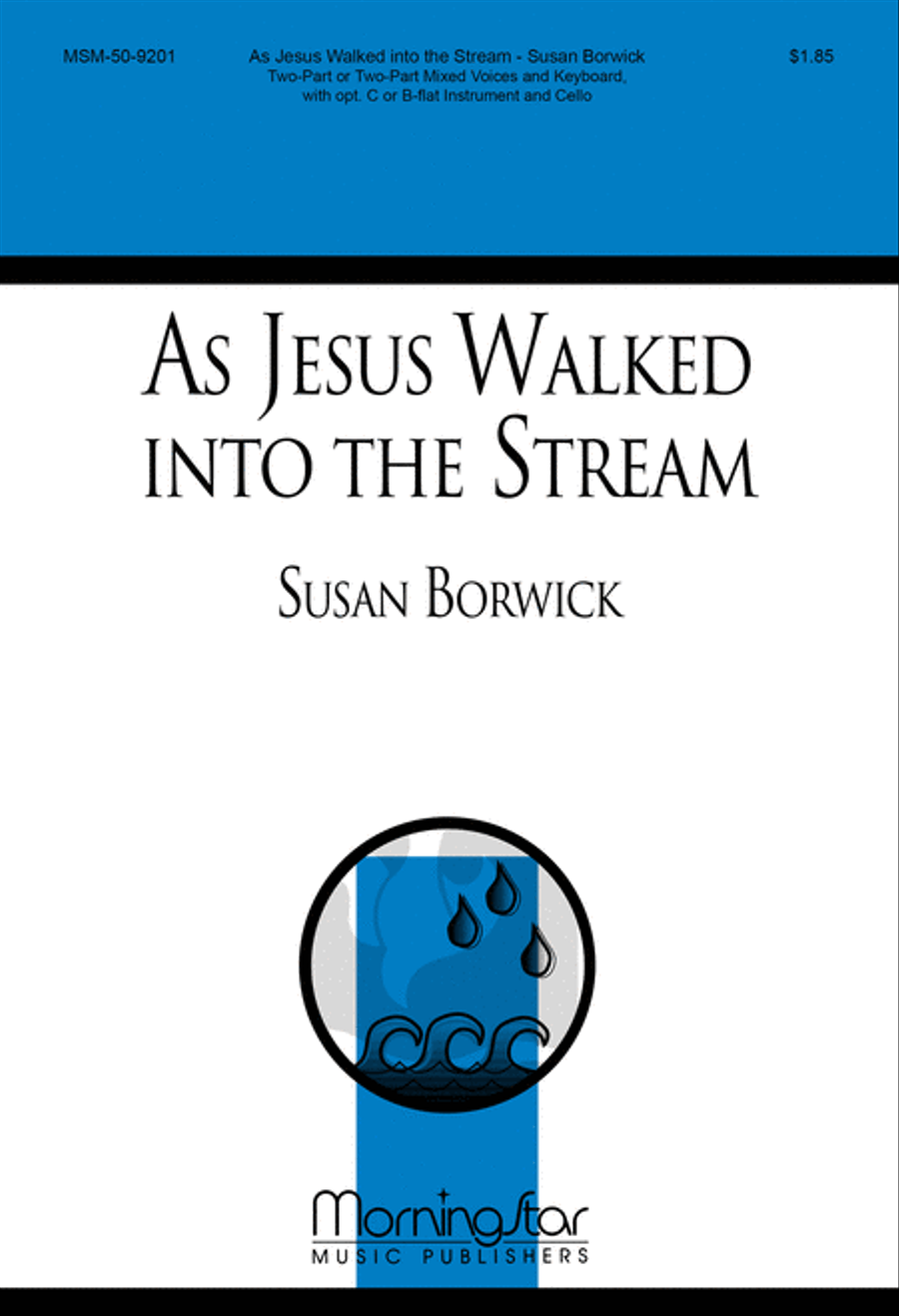 As Jesus Walked into the Stream 2-Part scores gallery preview page 1