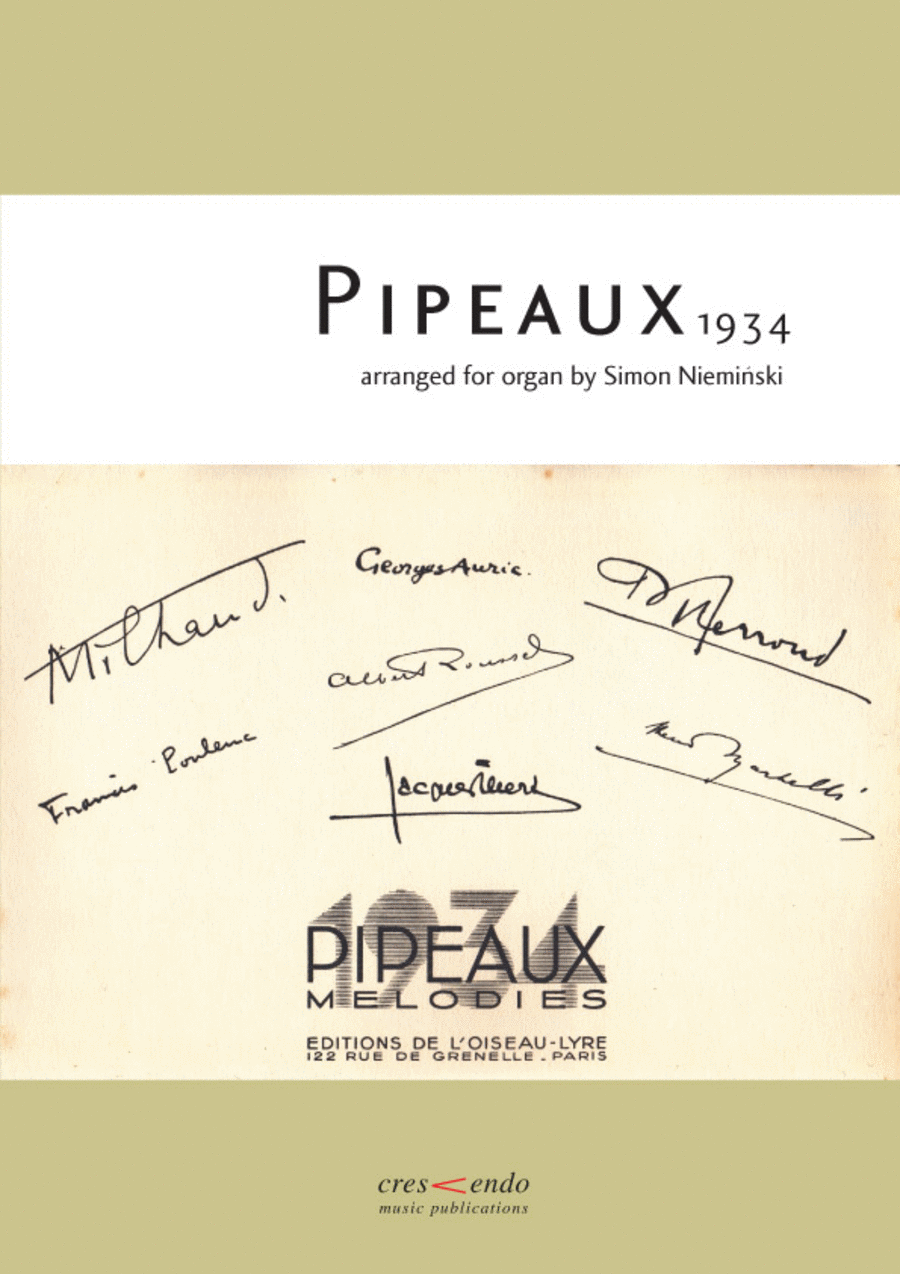 Pipeaux 1934