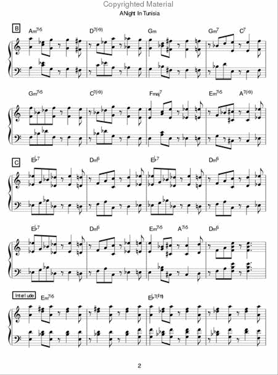 Latin Jazz Piano V.1 Piano Method scores gallery preview page 3