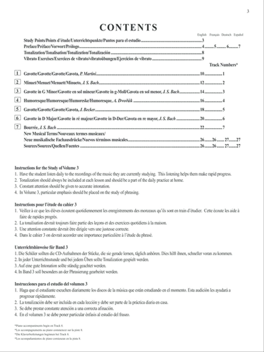 Suzuki Violin School, Volume 3 image number null