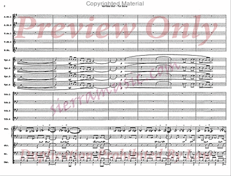 Non-Skid Soul Big Band scores gallery preview page 3