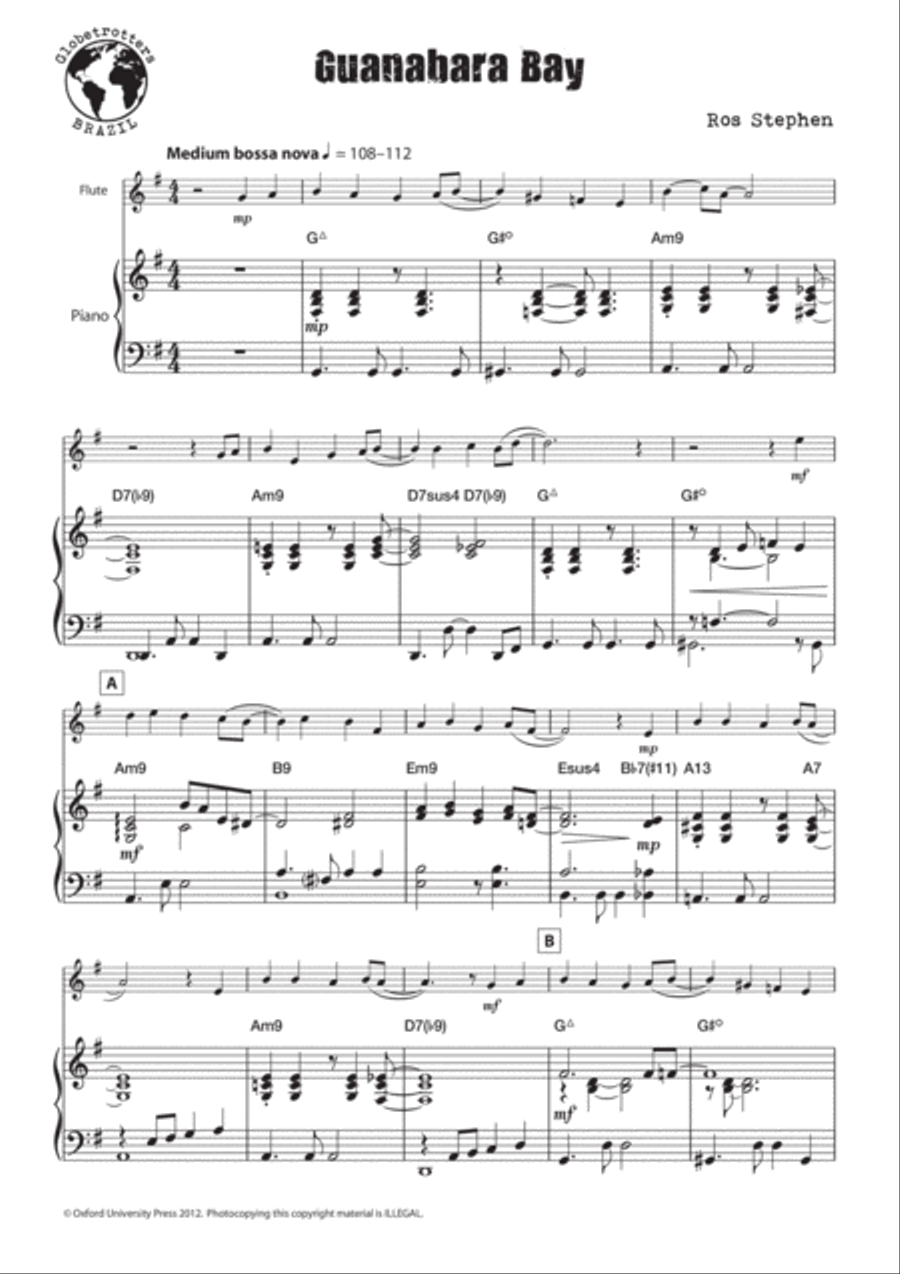 Guanabara Bay Flute Solo scores gallery preview page 1