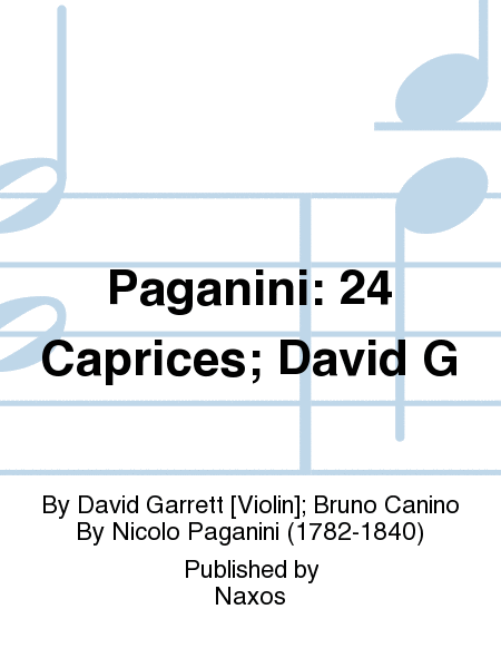 Paganini: 24 Caprices; David G