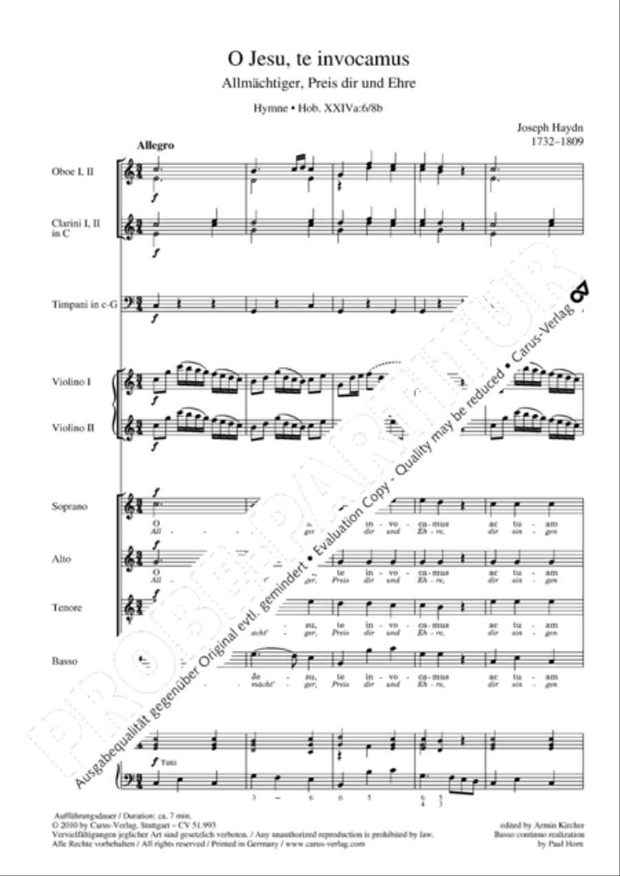 O Jesu, te invocamus 4-Part scores gallery preview page 5