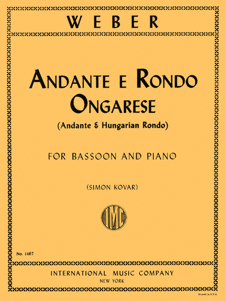 Andante & Rondo Ongarese, Op. 35