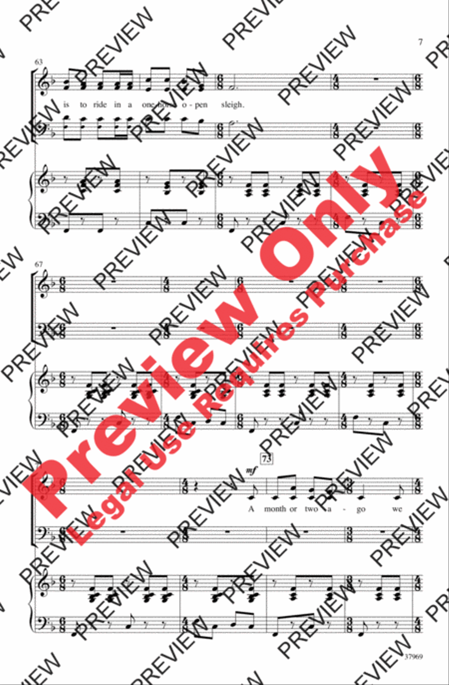 Jingle Bells (Sort Of) 3-Part scores gallery preview page 7
