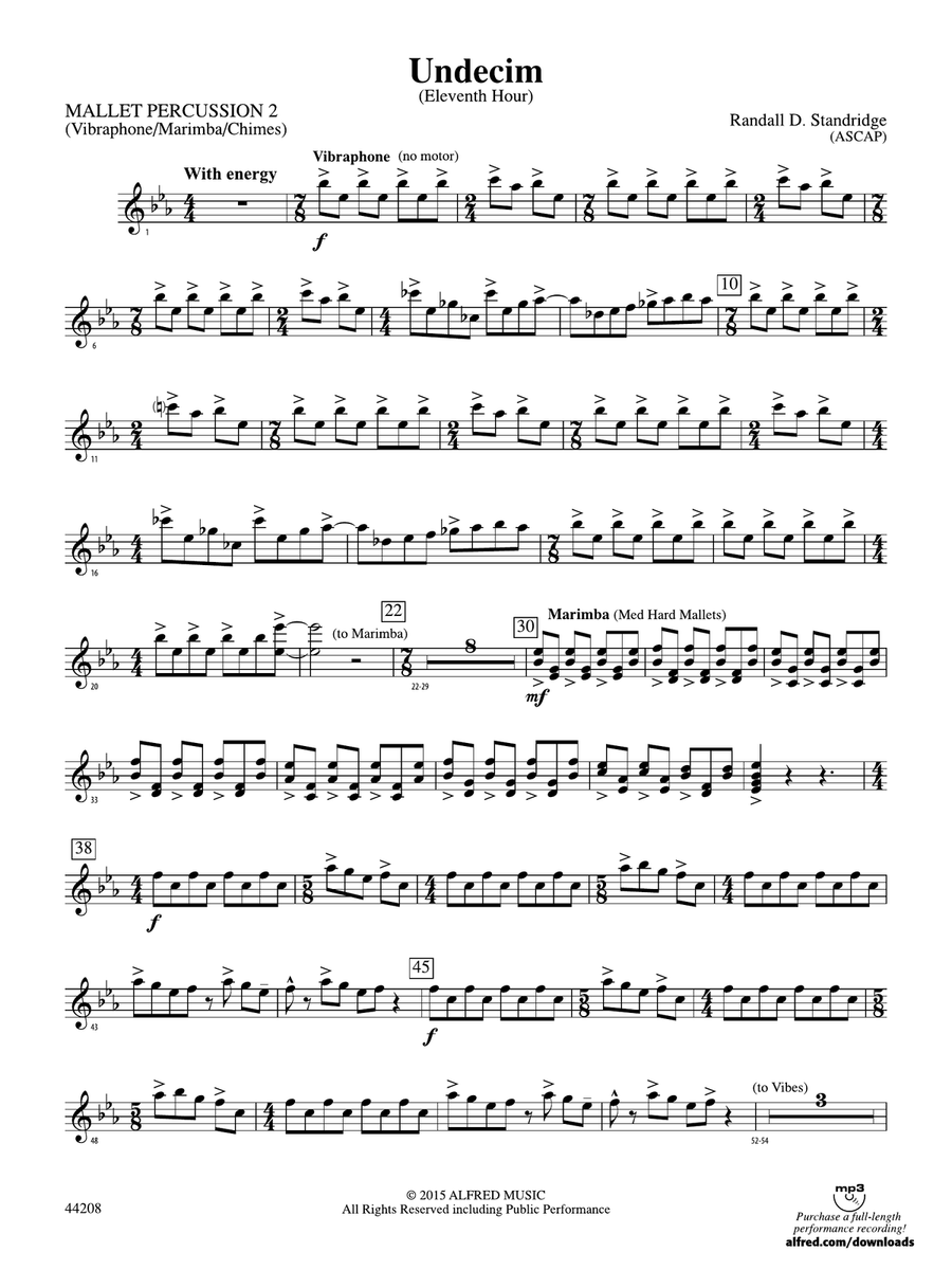 Undecim: 2nd Mallet Percussion
