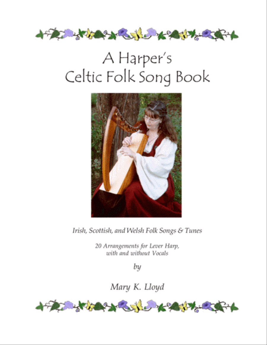 A Harper's Celtic Folk Song Book Harp scores gallery preview page 1
