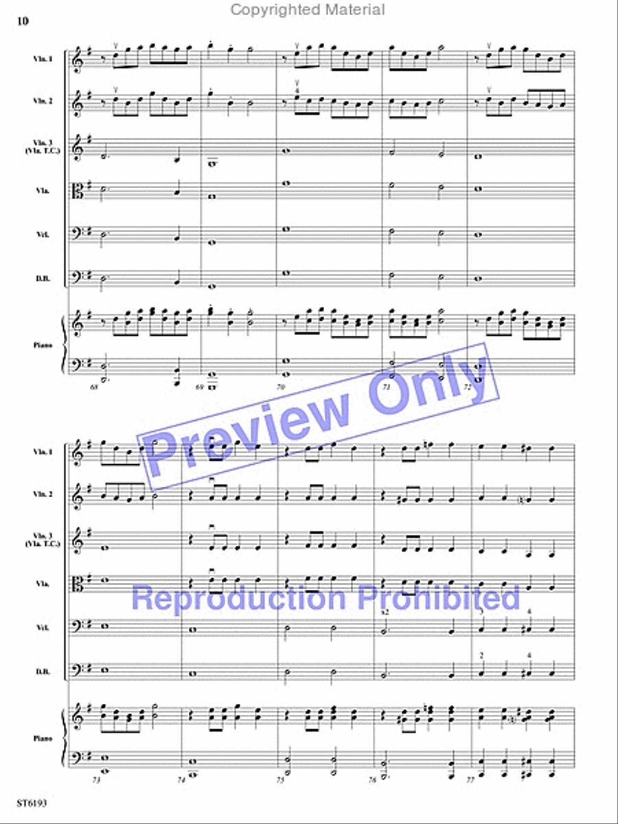 1812 Overture String Orchestra scores gallery preview page 9