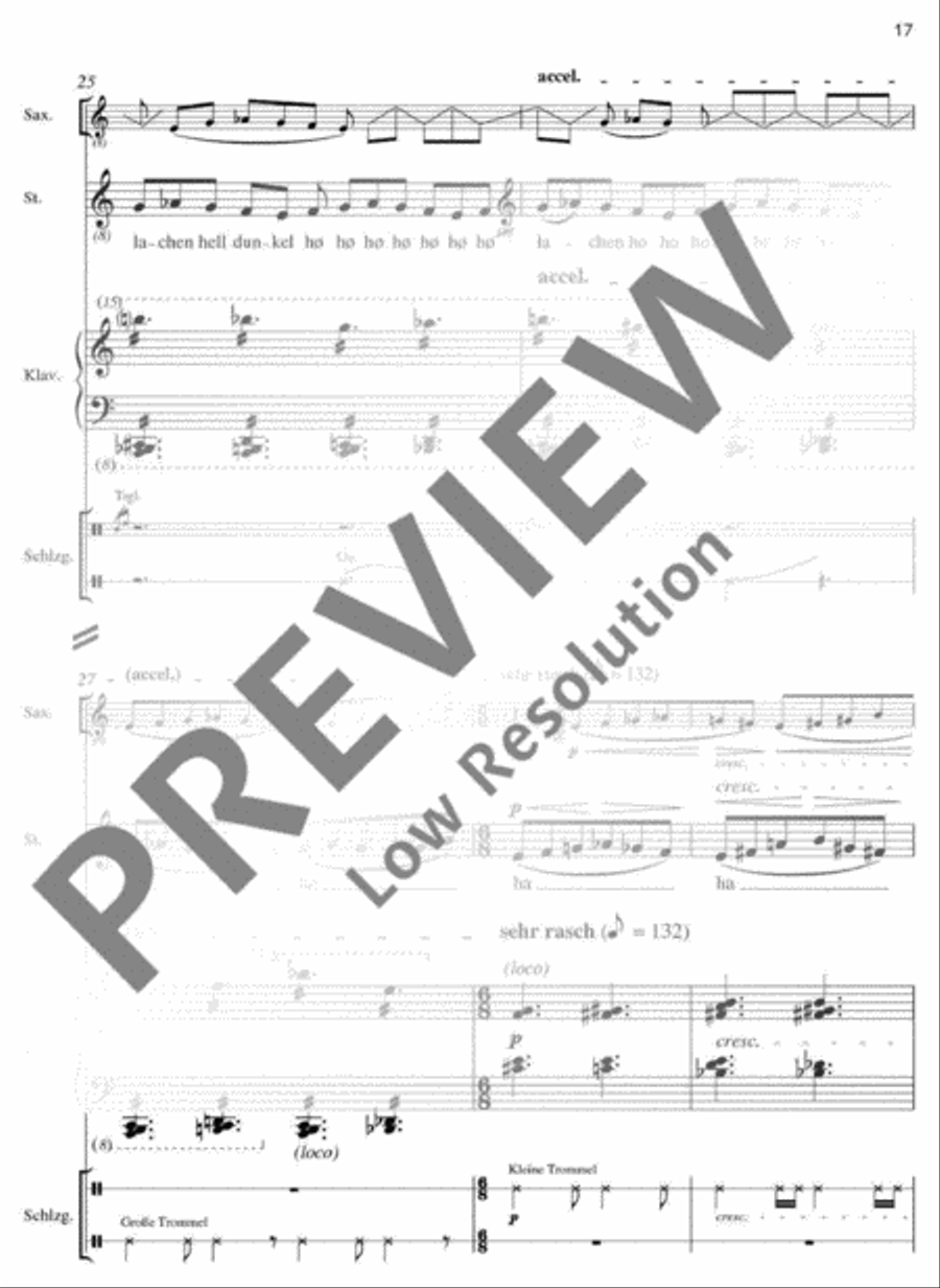 Ultima speranza Alto Saxophone scores gallery preview page 18