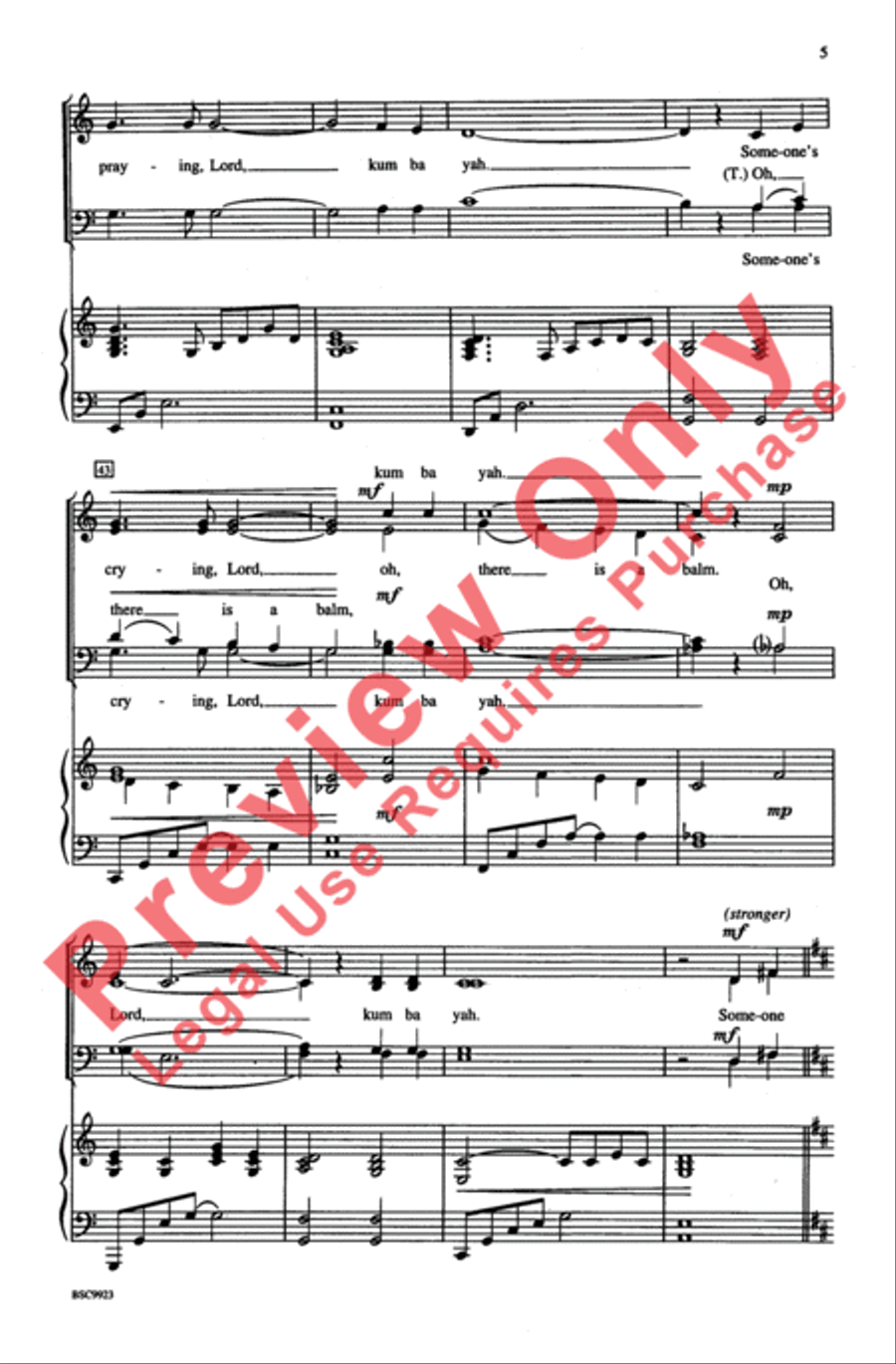 There Is a Balm 4-Part scores gallery preview page 5