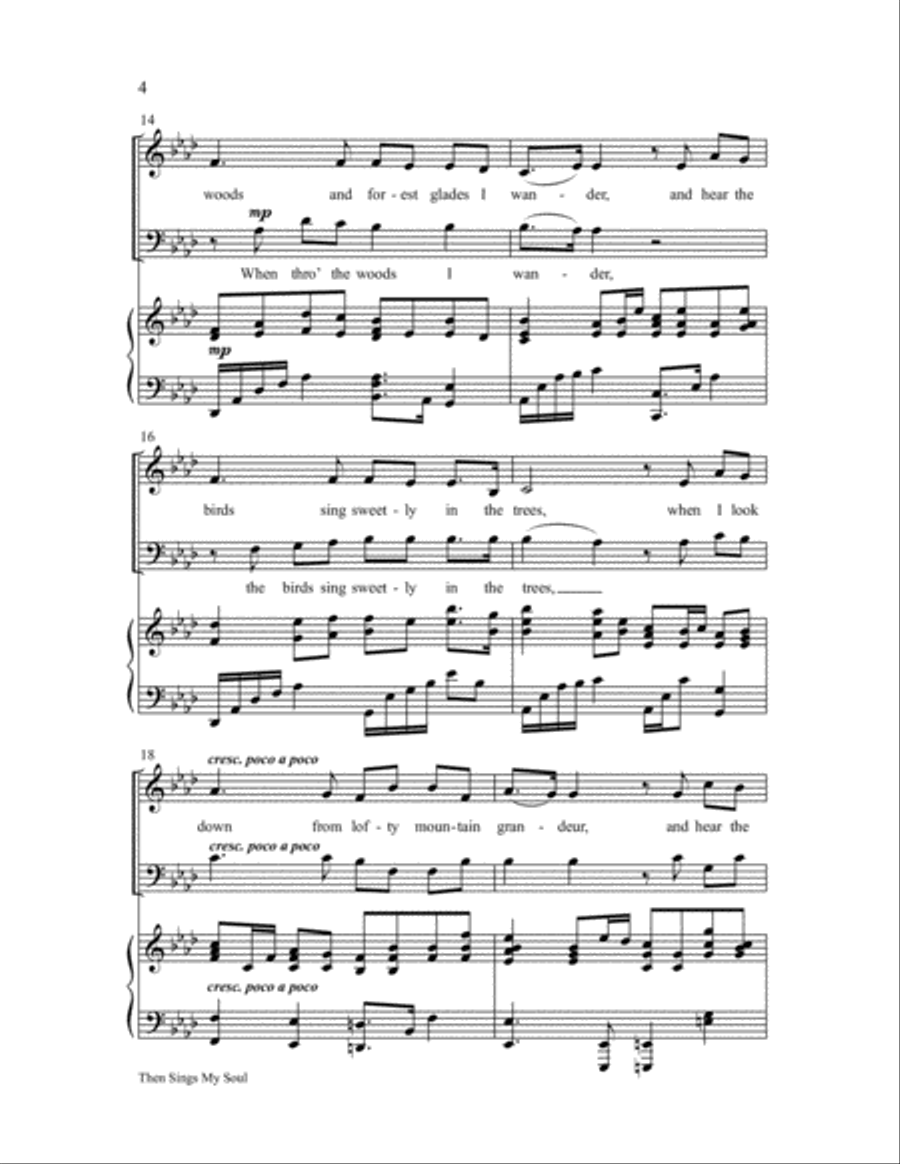 Then Sings My Soul (How Great Thou Art) Then Sings My Soul (How Great Thou Art) 2-Part scores gallery preview page 5