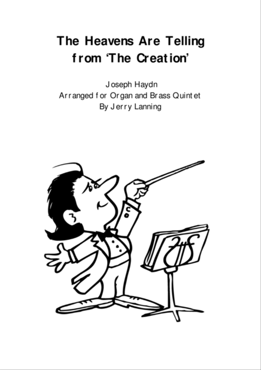 The Heavens Are Telling arr. for Organ and Brass Quintet Small Ensemble scores gallery preview page 1