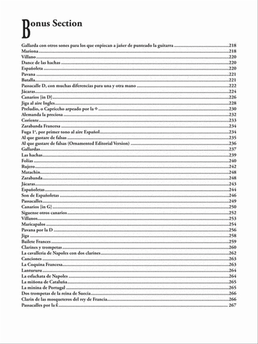 The Complete Works of Gaspar Sanz – Volumes 1 & 2 Acoustic Guitar scores gallery preview page 7