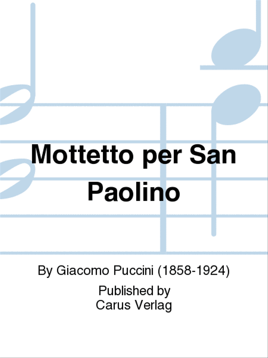 Mottetto per San Paolino Orchestra scores gallery preview page 1