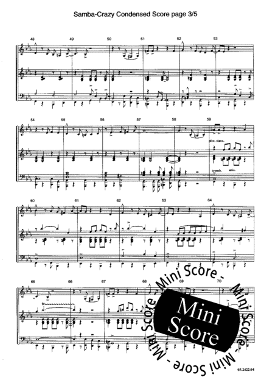 Samba Crazy Big Band scores gallery preview page 19