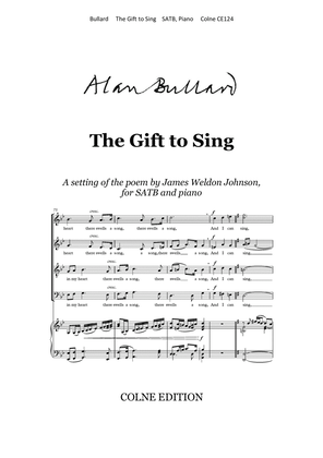 Book cover for The Gift to Sing (SATB and piano)