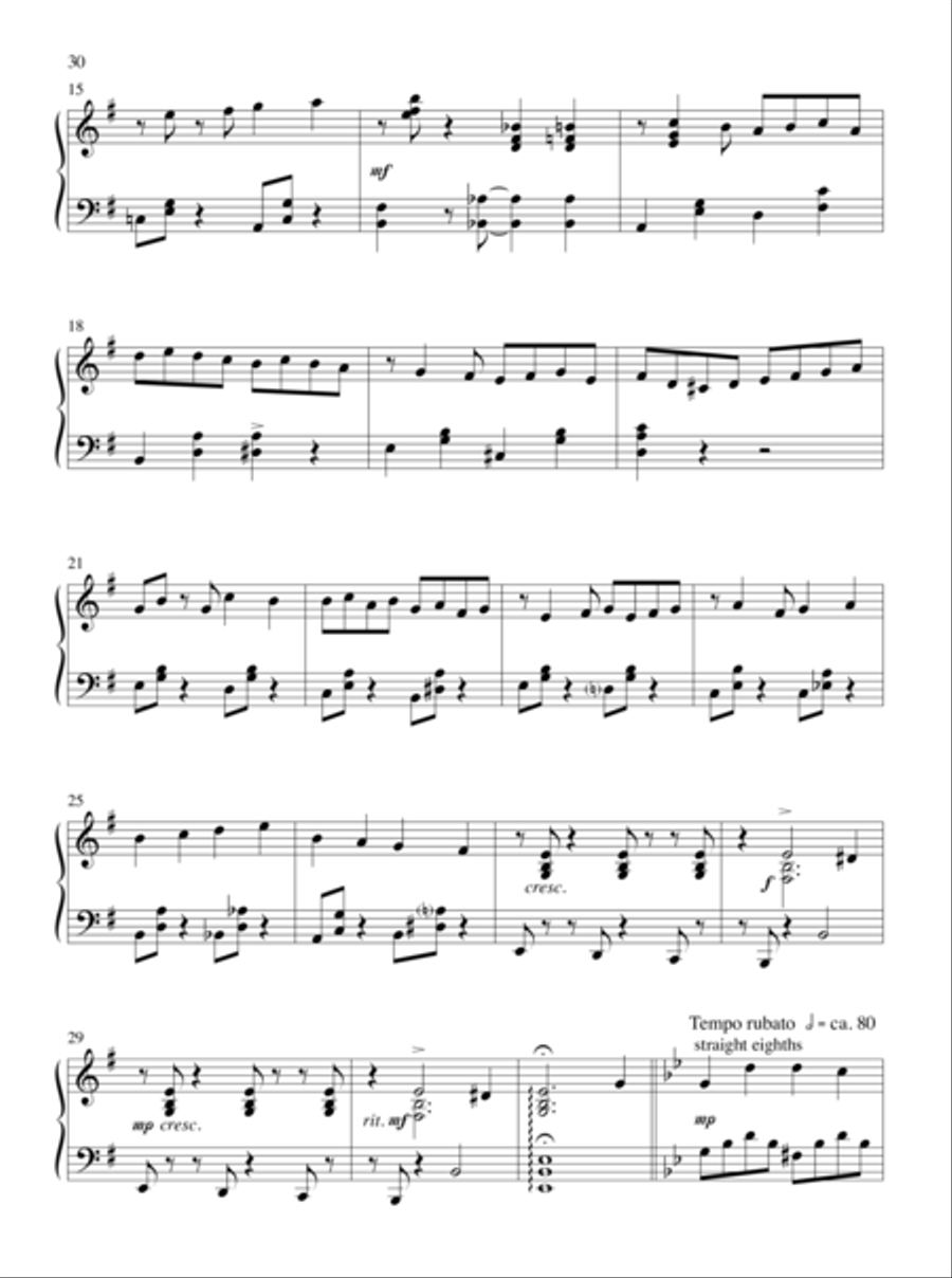 Christmas Impressions Piano Solo scores gallery preview page 17