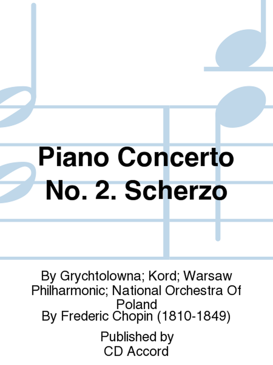 Piano Concerto No. 2. Scherzo