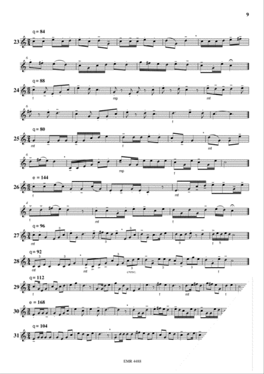 La joie sur les 12 notes du Cor des Alpes Alphorn scores gallery preview page 7