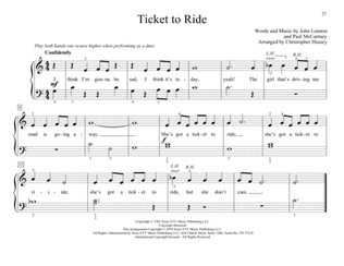 Ticket To Ride (arr. Christopher Hussey)