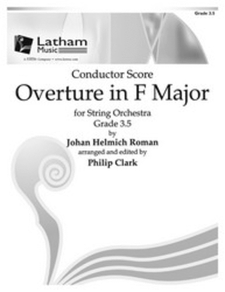 Overture in F Major for String Orchestra - Score image number null