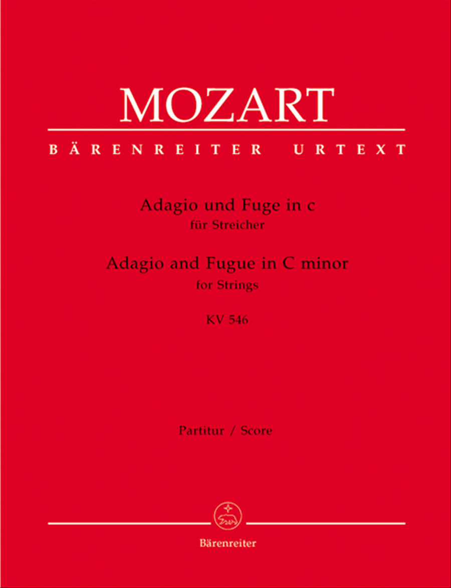 Adagio and Fugue for Strings and Winds c minor KV 546 Set of Parts scores gallery preview page 1