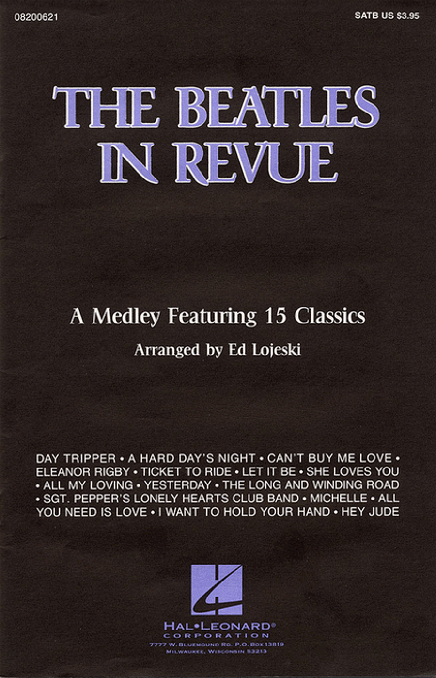 The Beatles in Revue (Medley of 15 Classics) 4-Part scores gallery preview page 1