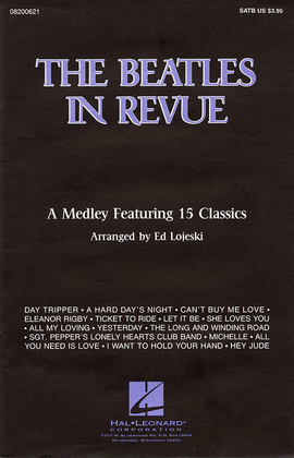 Book cover for The Beatles in Revue (Medley of 15 Classics)