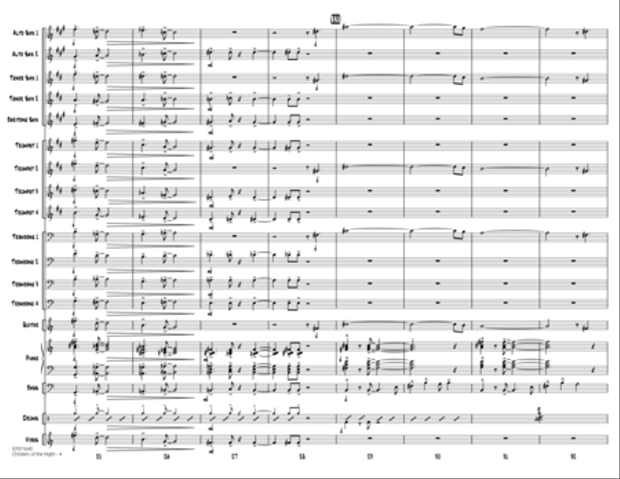 Children of the Night - Conductor Score (Full Score) Conductor Score scores gallery preview page 4